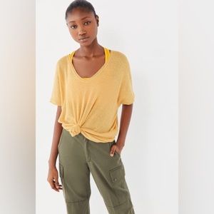 Urban Outfitters Out From Under Frankie Oversized Thermal Tee